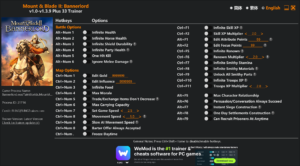 Mount and Blade II Bannerlord Trainer screenshot