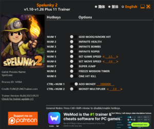 Spelunky 2 Trainer screenshot
