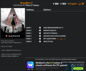 Dreadout 2 Trainer screenshot