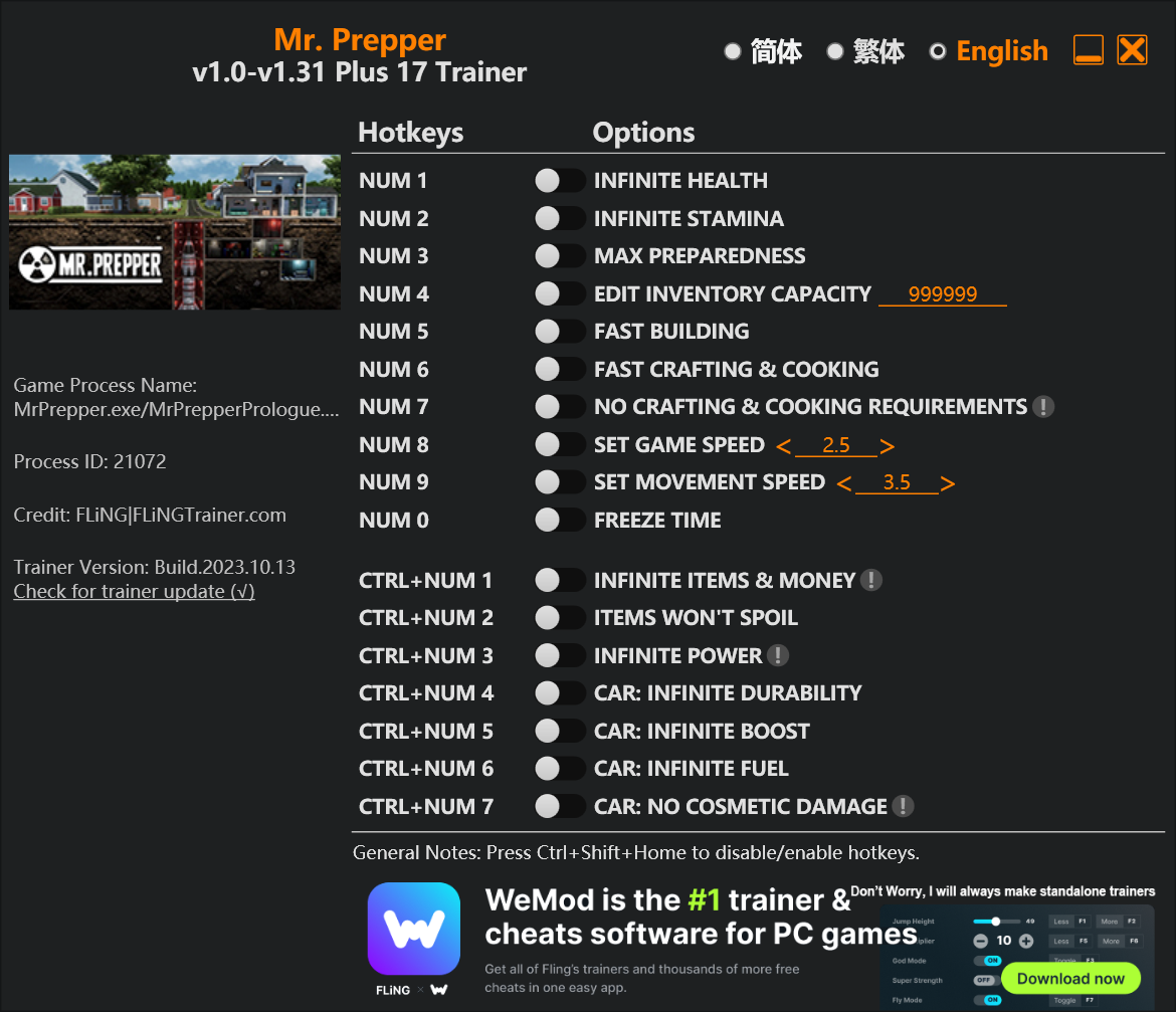Mr Prepper Trainer 1674526007 Trainer screenshot