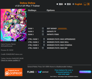 Dohna Dohna Trainer screenshot