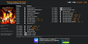 Dragons Dogma Dark Arisen Trainer screenshot