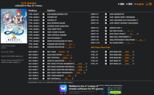 Ys X Nordics Trainer screenshot
