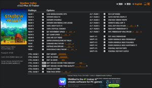 Stardew Valley Trainer screenshot