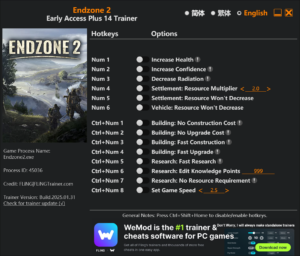 Endzone 2 Trainer screenshot