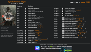 Dynasty Warriors Origins Trainer screenshot