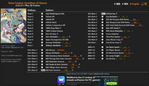 Rune Factory Guardians of Azuma Trainer screenshot