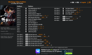 Wuchang Fallen Feathers Trainer screenshot