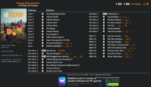 Escape From Duckov Trainer screenshot