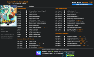Inazuma Eleven Victory Road Trainer screenshot
