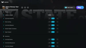 State of Decay: Year-One Trainer screenshot