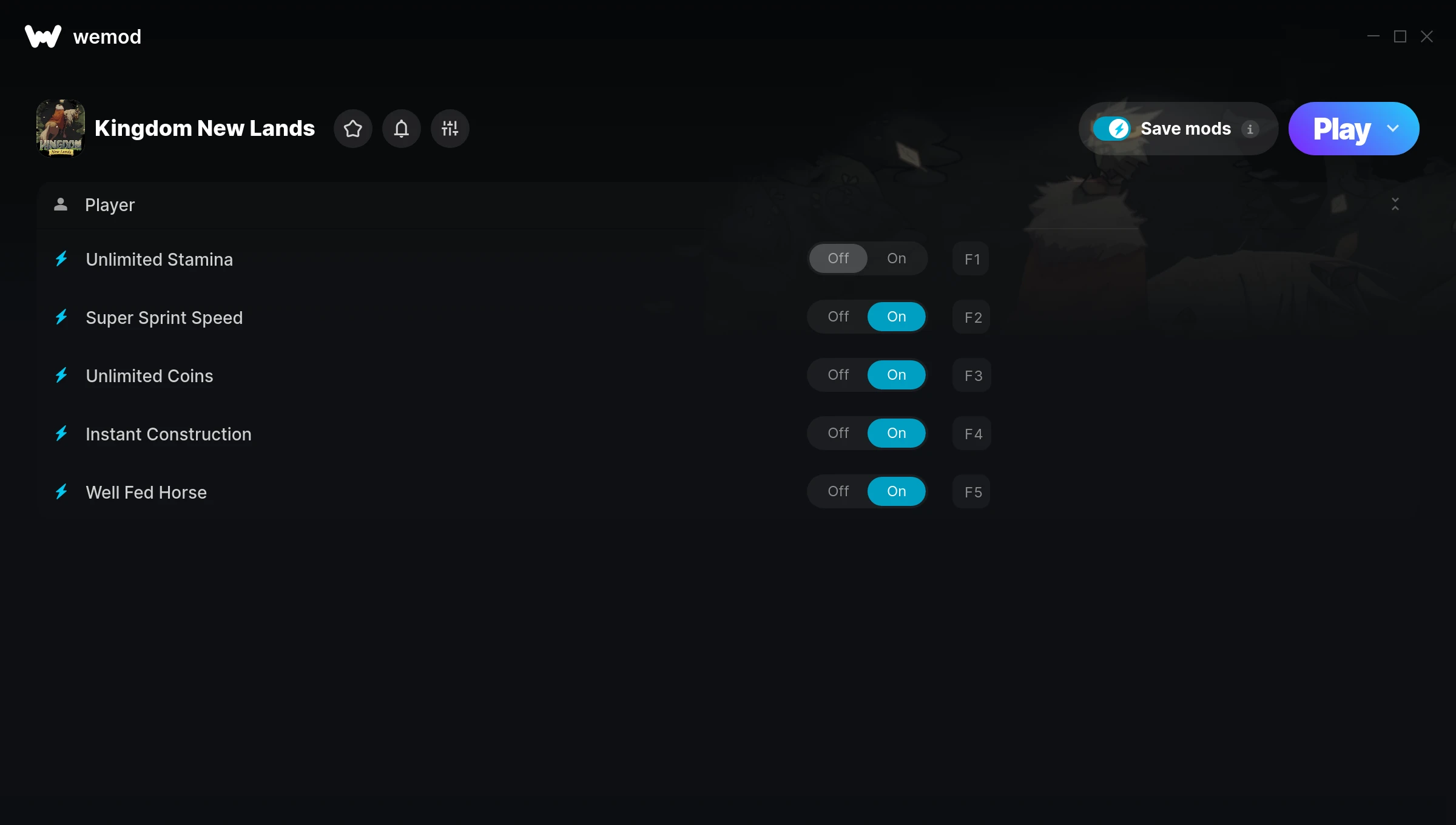 Kingdom New Lands Trainer screenshot