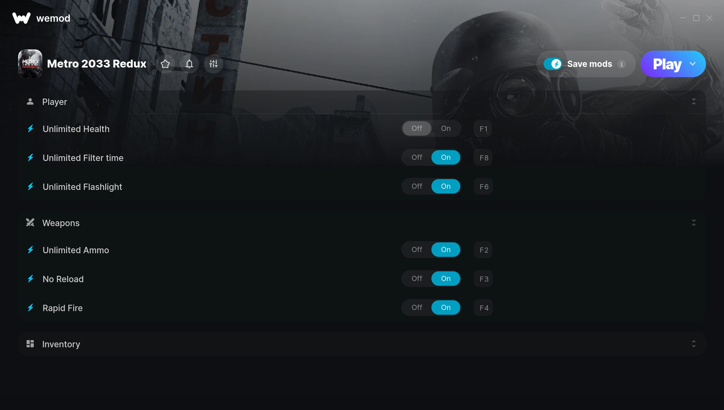 Metro 2033 Redux Trainer screenshot