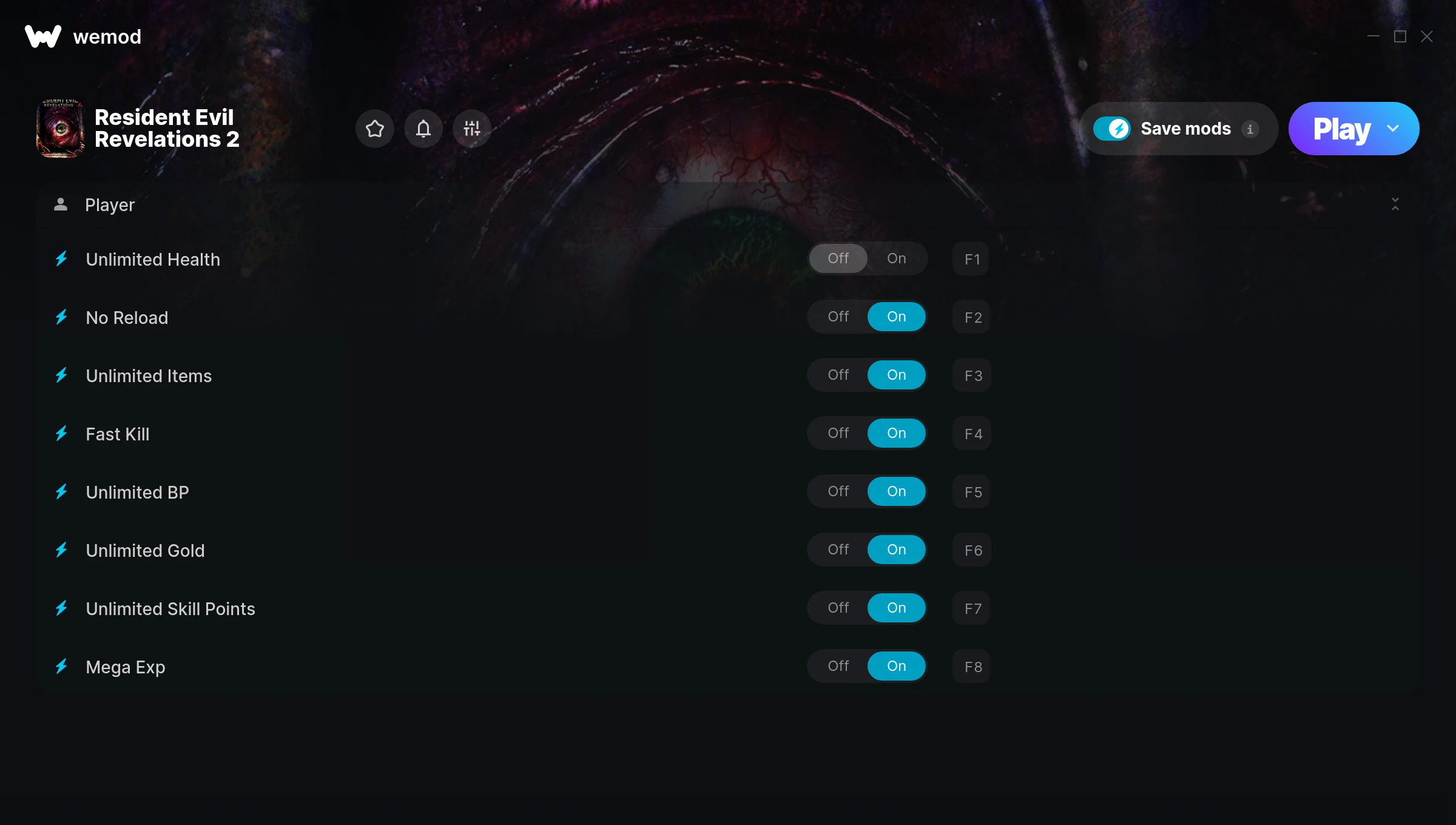 Resident Evil Revelations 2 Trainer screenshot