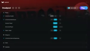 Deadpool Trainer screenshot