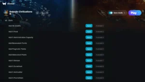 Galactic Civilizations III Trainer screenshot