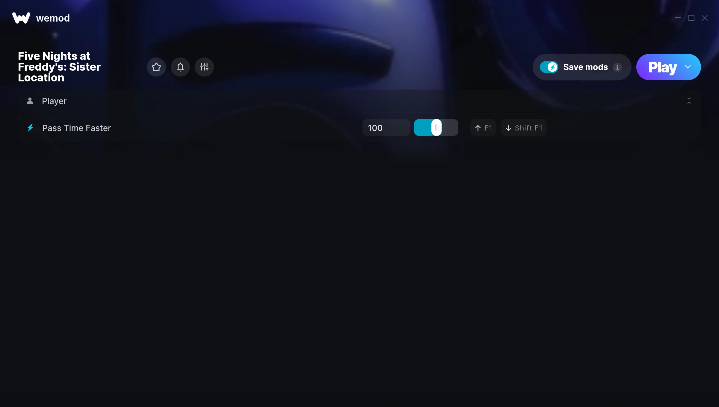 Five Nights at Freddy's: Sister Location Trainer screenshot