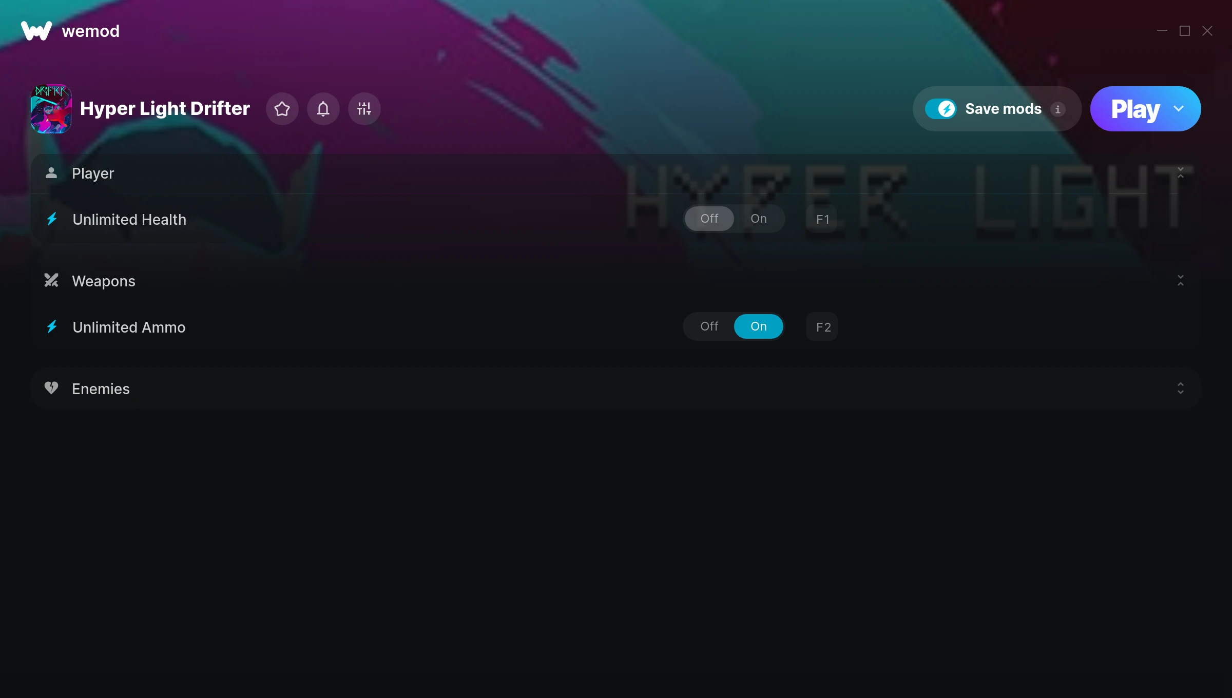 Hyper Light Drifter Trainer screenshot