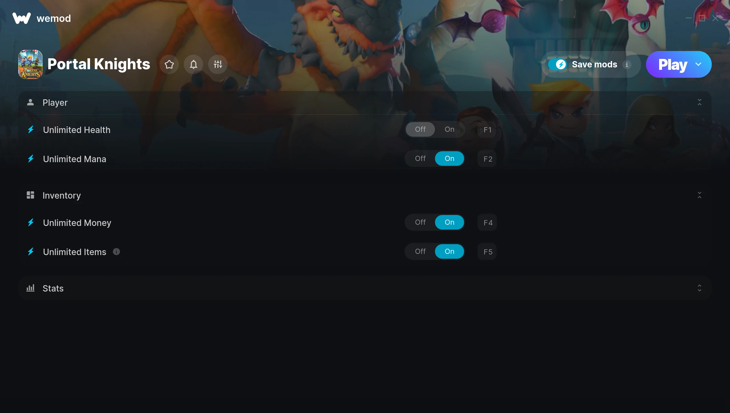 Portal Knights Trainer screenshot