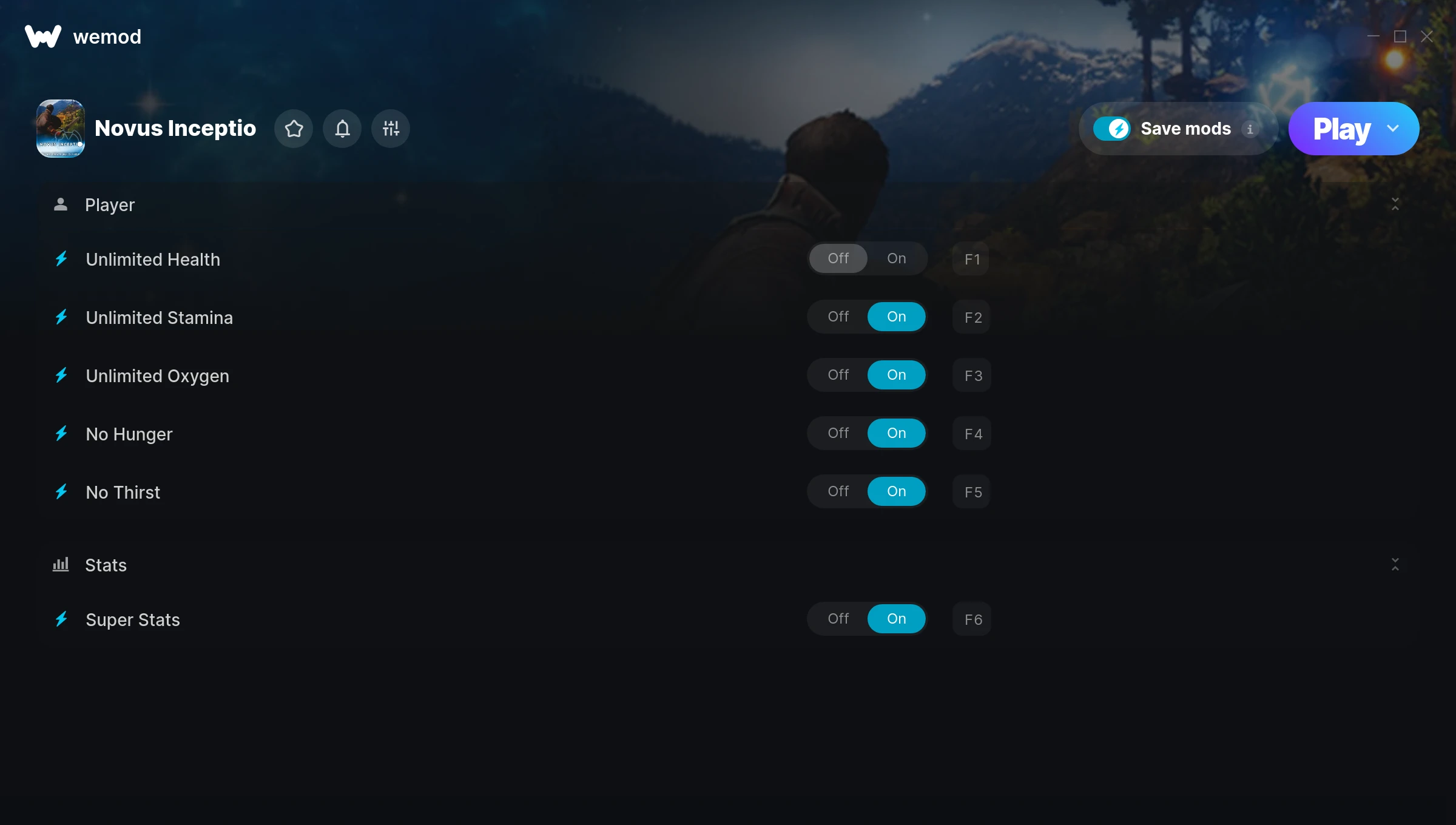 Novus Inceptio Trainer screenshot