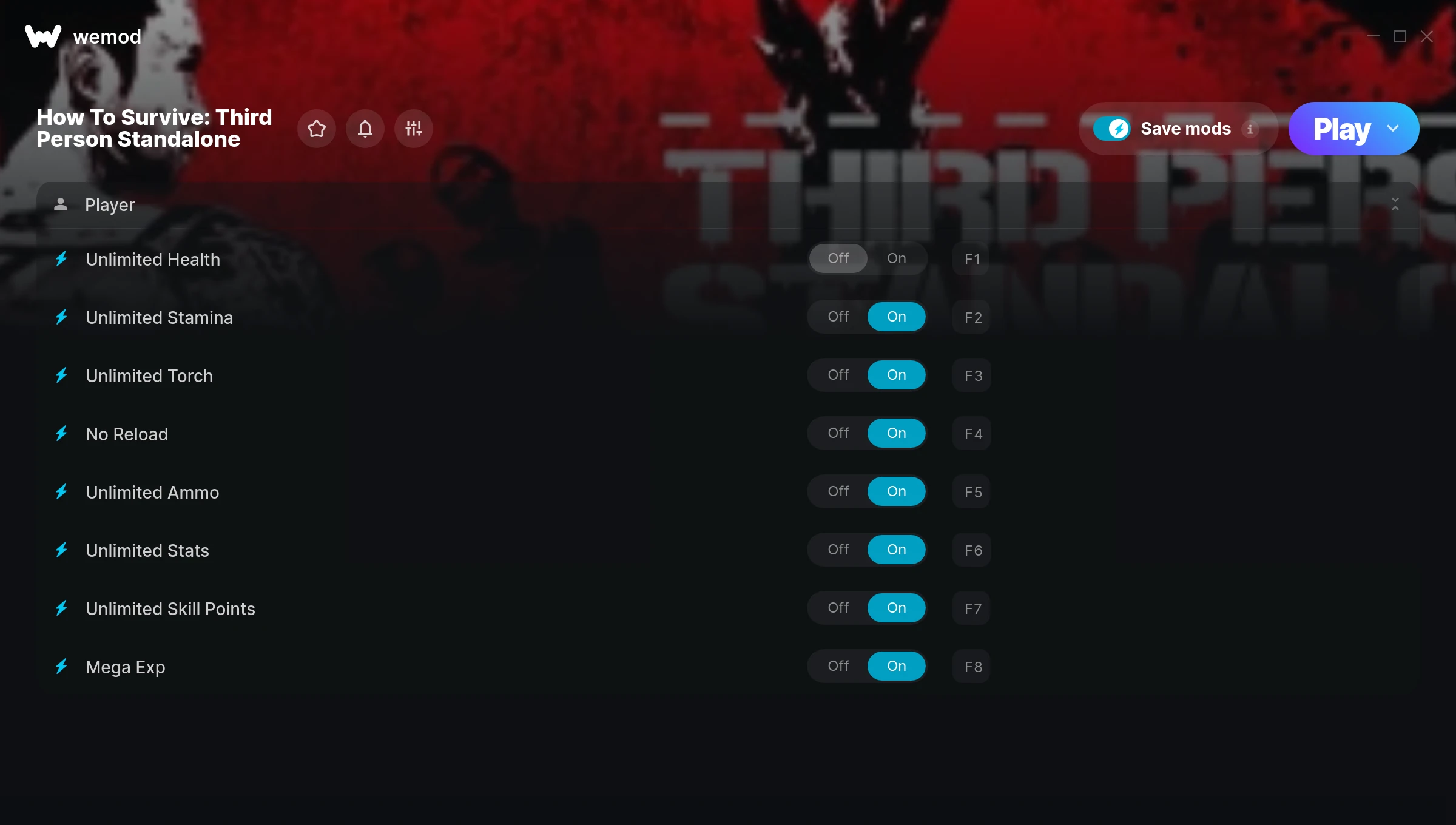 How To Survive: Third Person Standalone Trainer screenshot