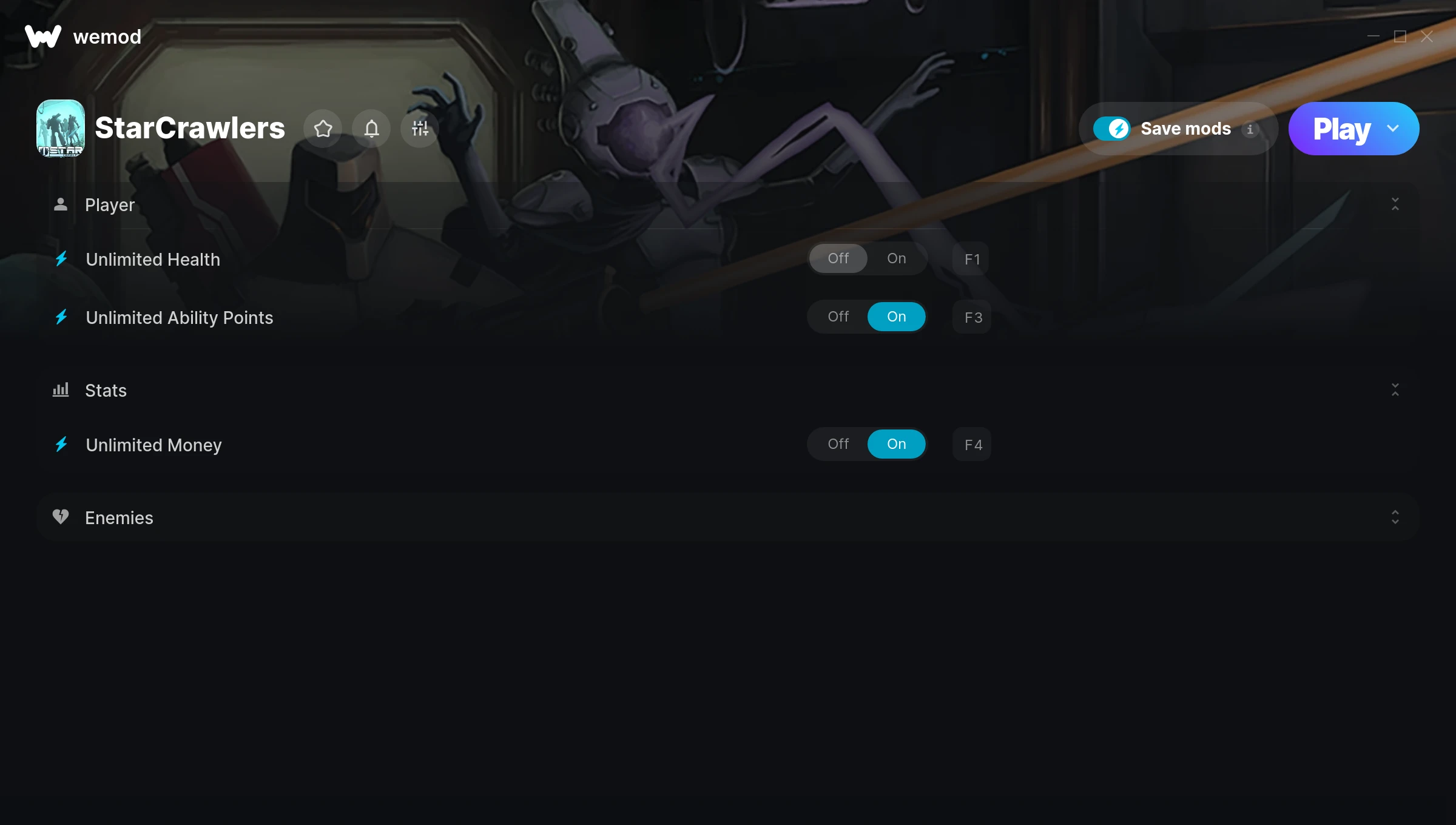 StarCrawlers Trainer screenshot