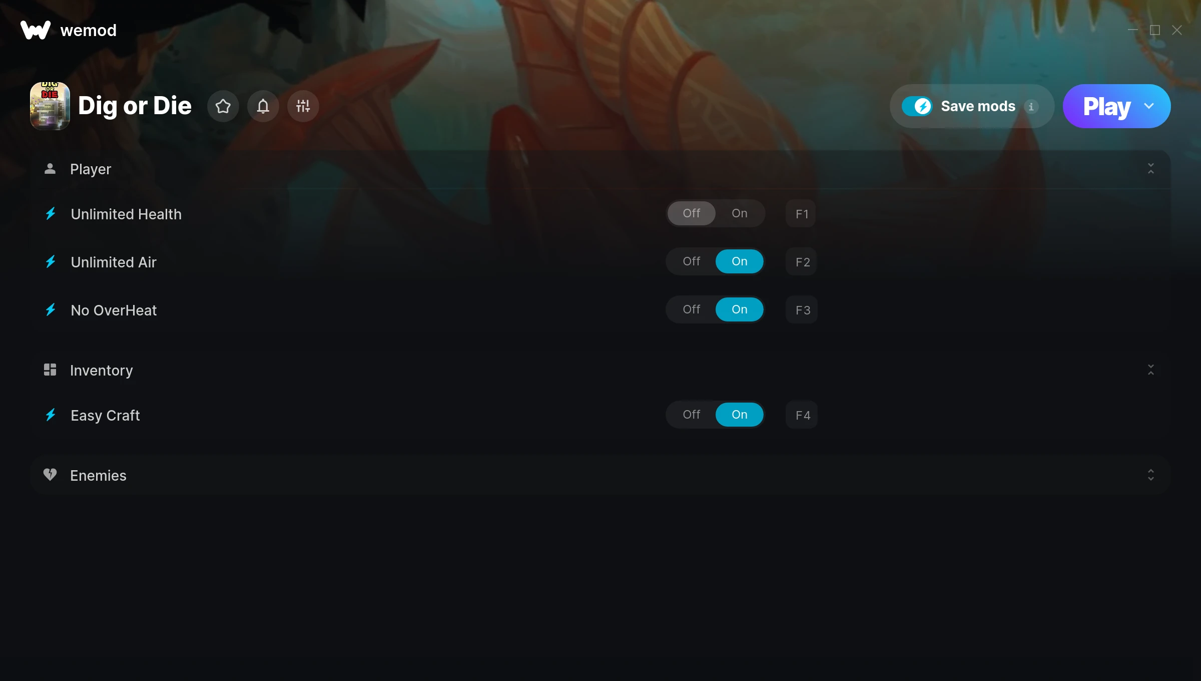 Dig or Die Trainer screenshot