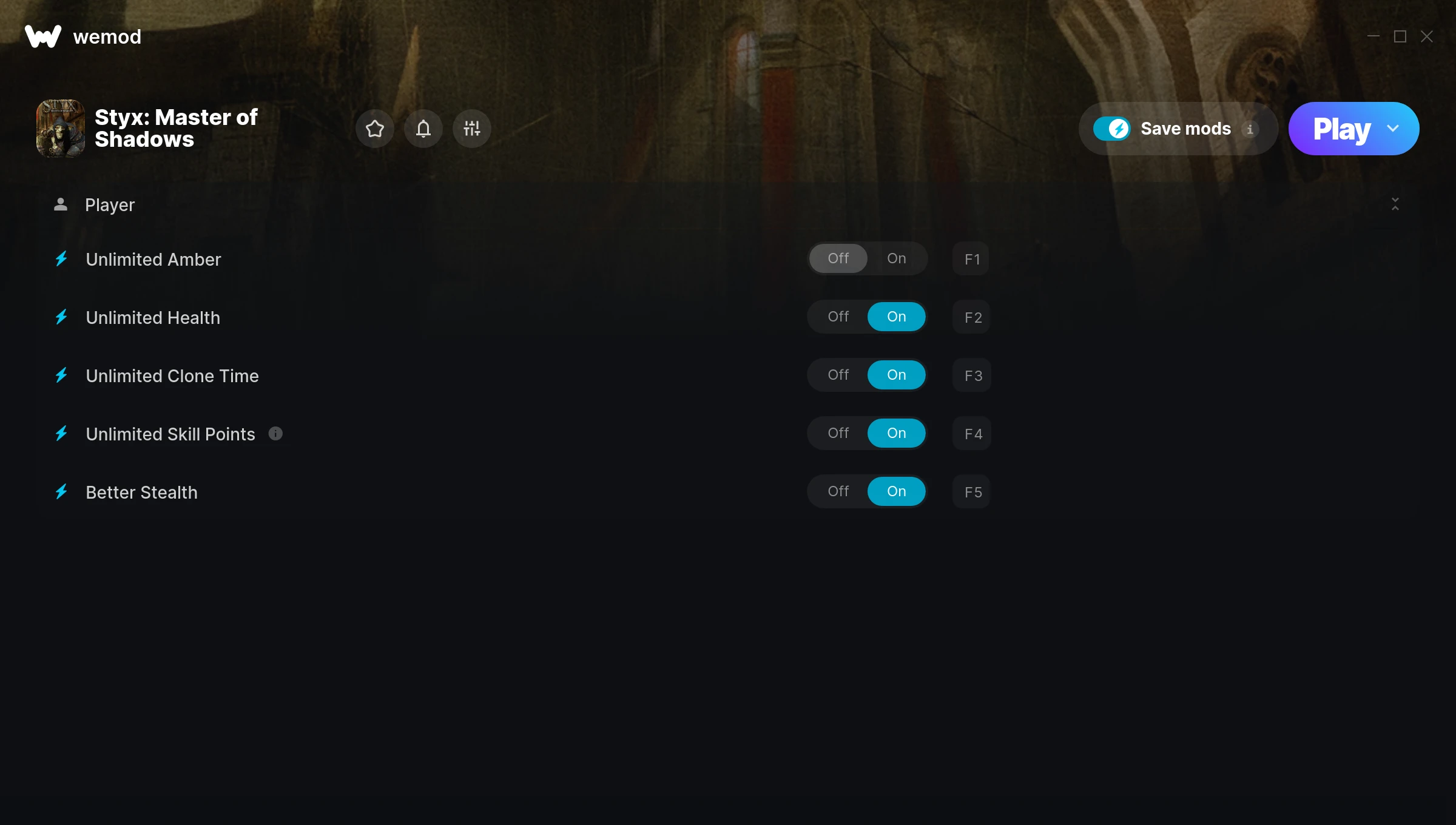 Styx: Master of Shadows Trainer screenshot