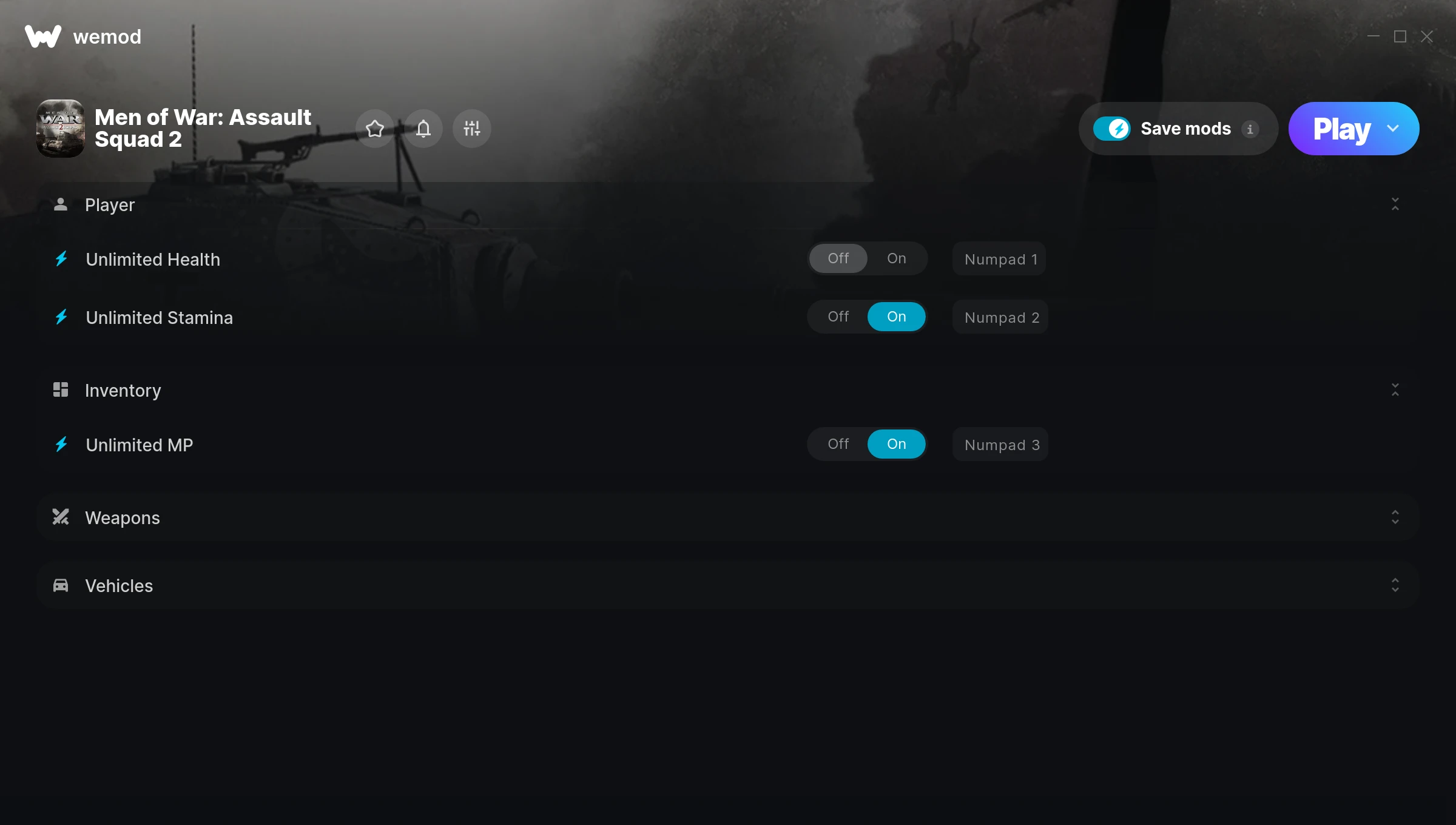 Men of War: Assault Squad 2 Trainer screenshot