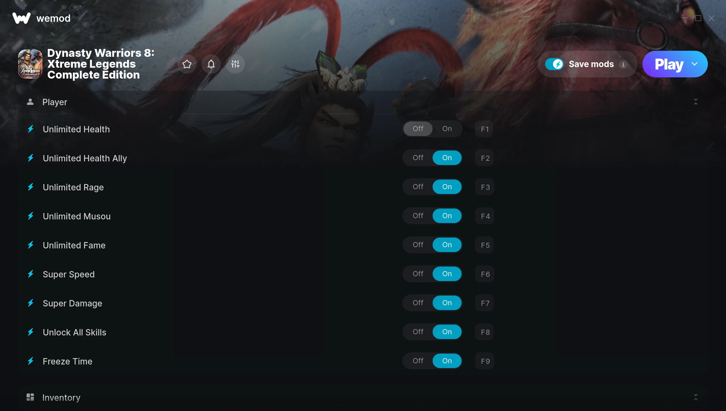 Dynasty Warriors 8 Xtreme Legends Complete Edition Trainer screenshot