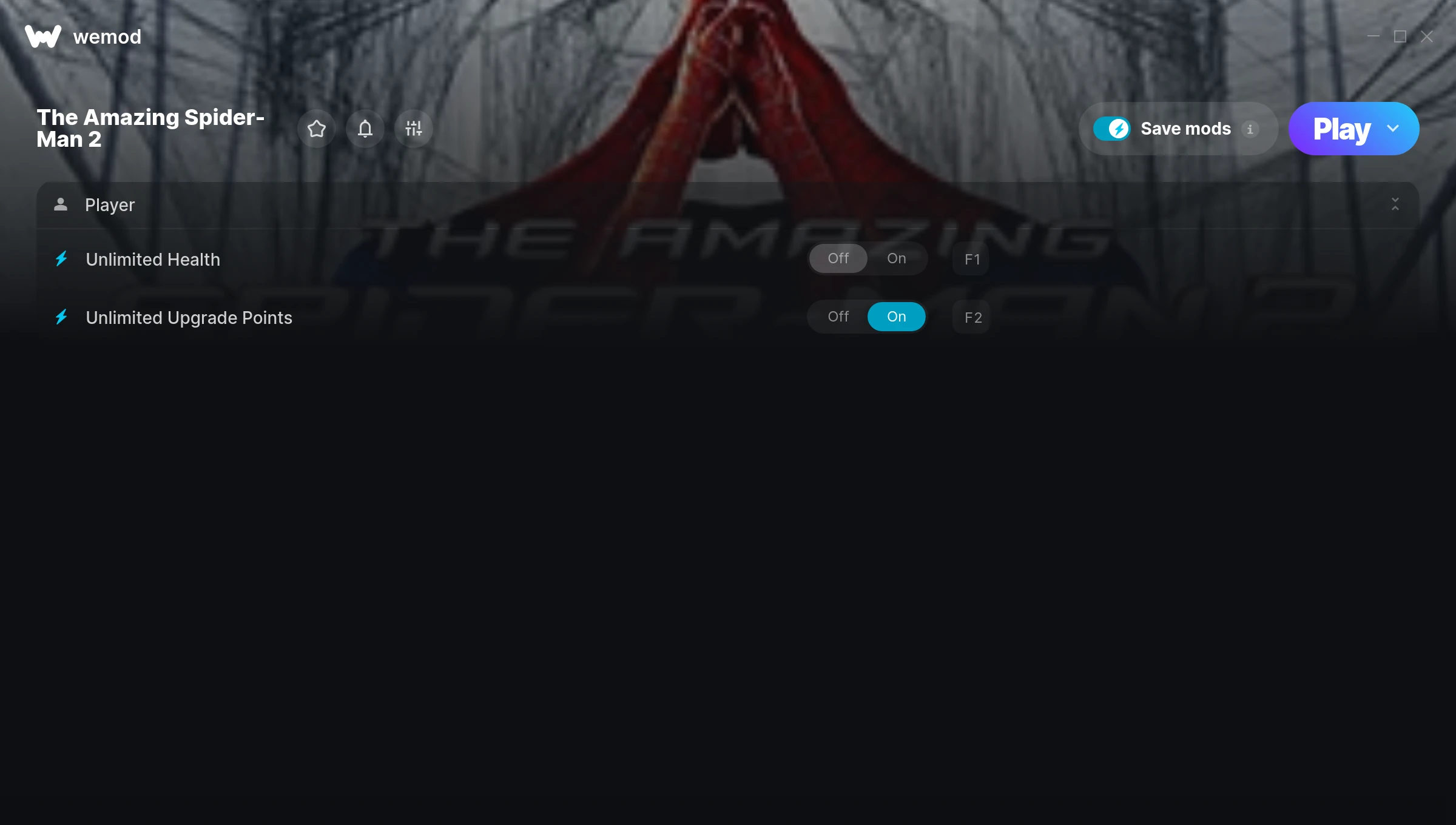 The Amazing Spider-Man 2 Trainer screenshot