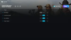 Cabela's Big Game Hunter Pro Hunts Trainer screenshot