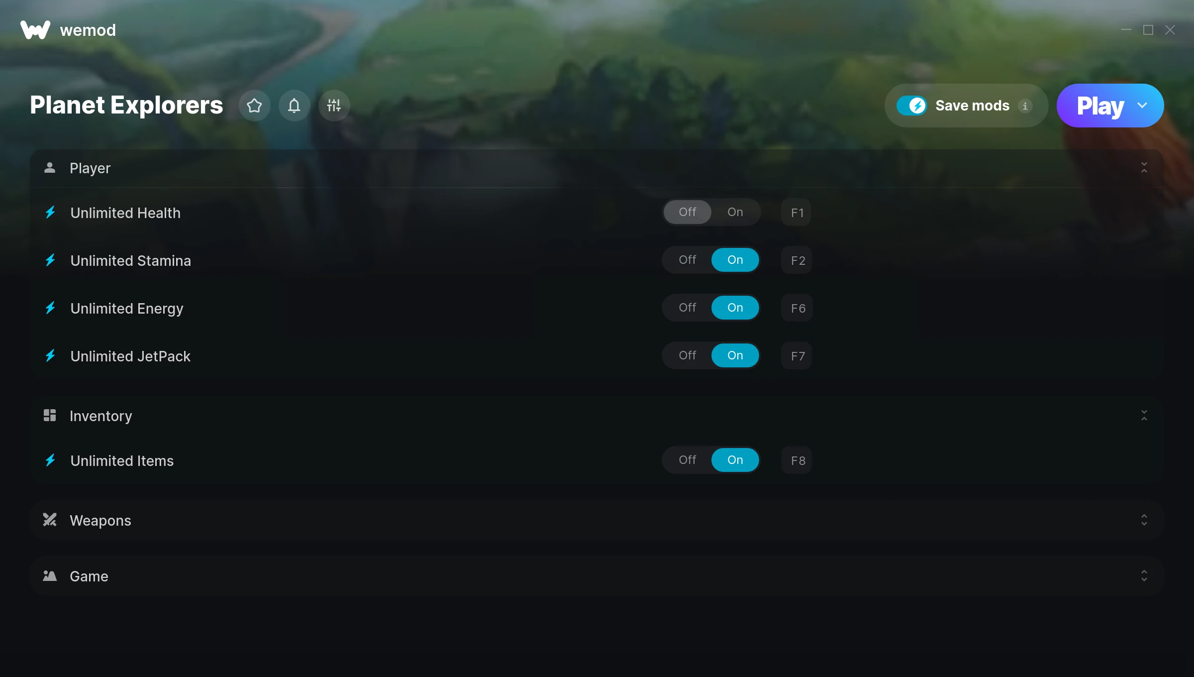 Planet Explorers Trainer screenshot