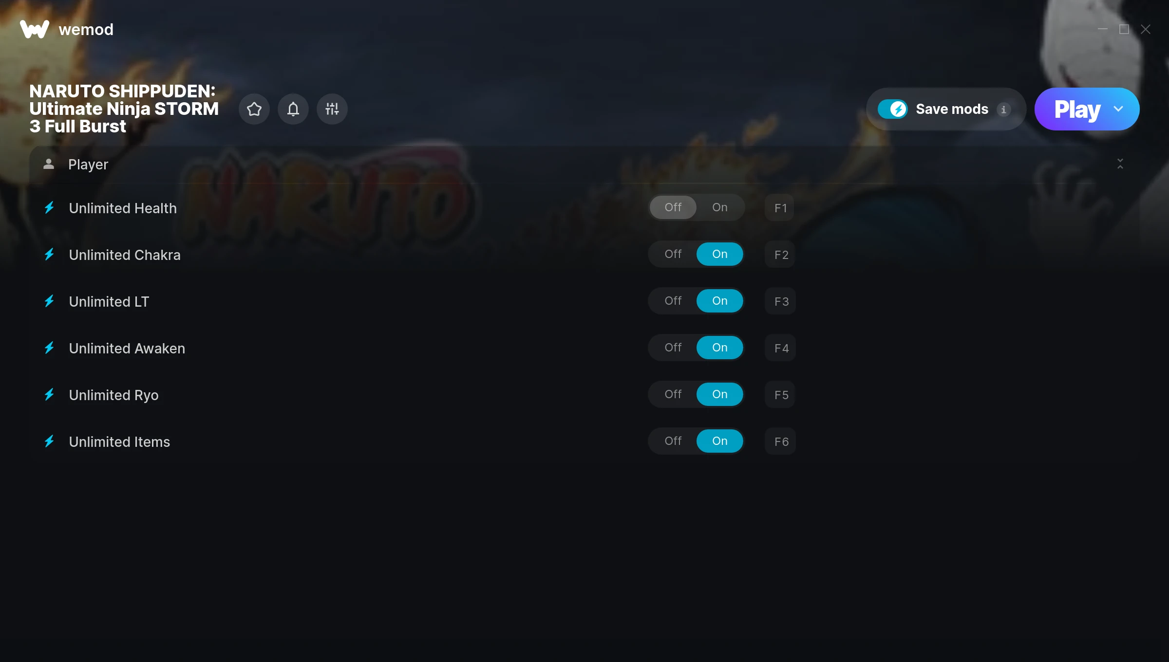 NARUTO SHIPPUDEN: Ultimate Ninja STORM 3 Full Burst Trainer screenshot