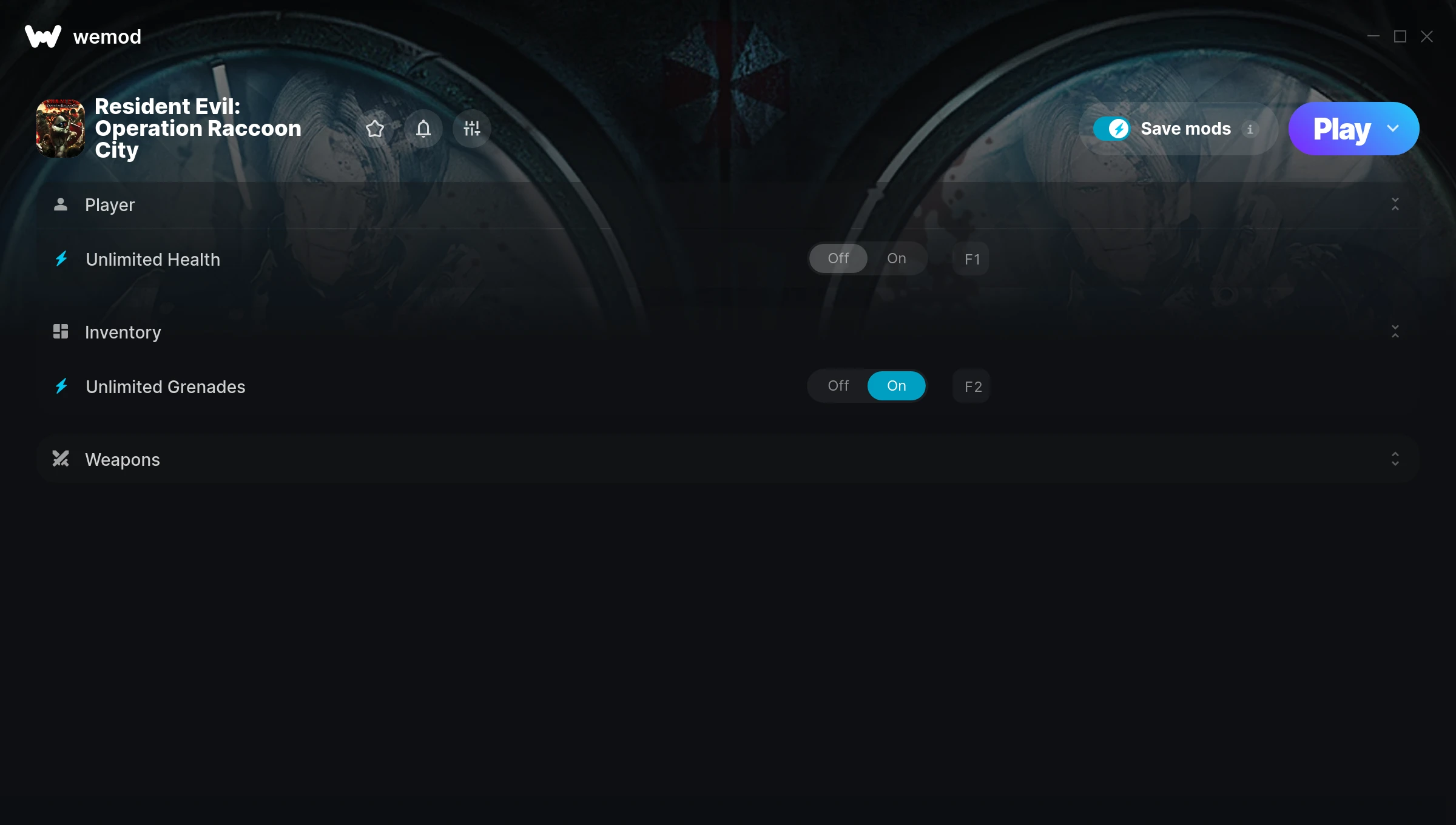 Resident Evil: Operation Raccoon City Trainer screenshot