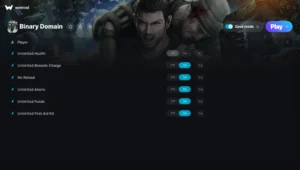 Binary Domain Trainer screenshot