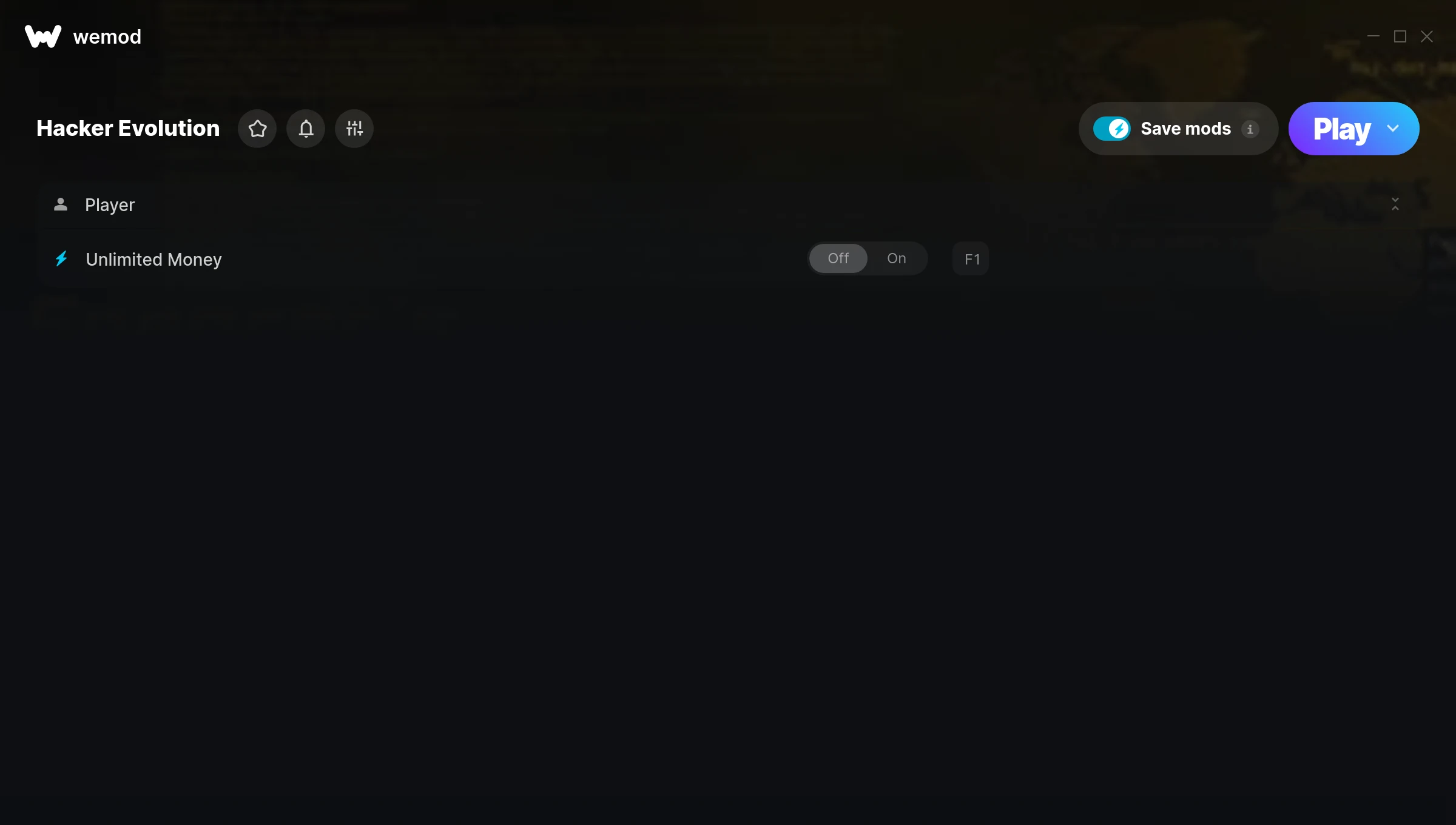 Hacker Evolution Trainer screenshot