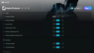Alpha Protocol Trainer screenshot