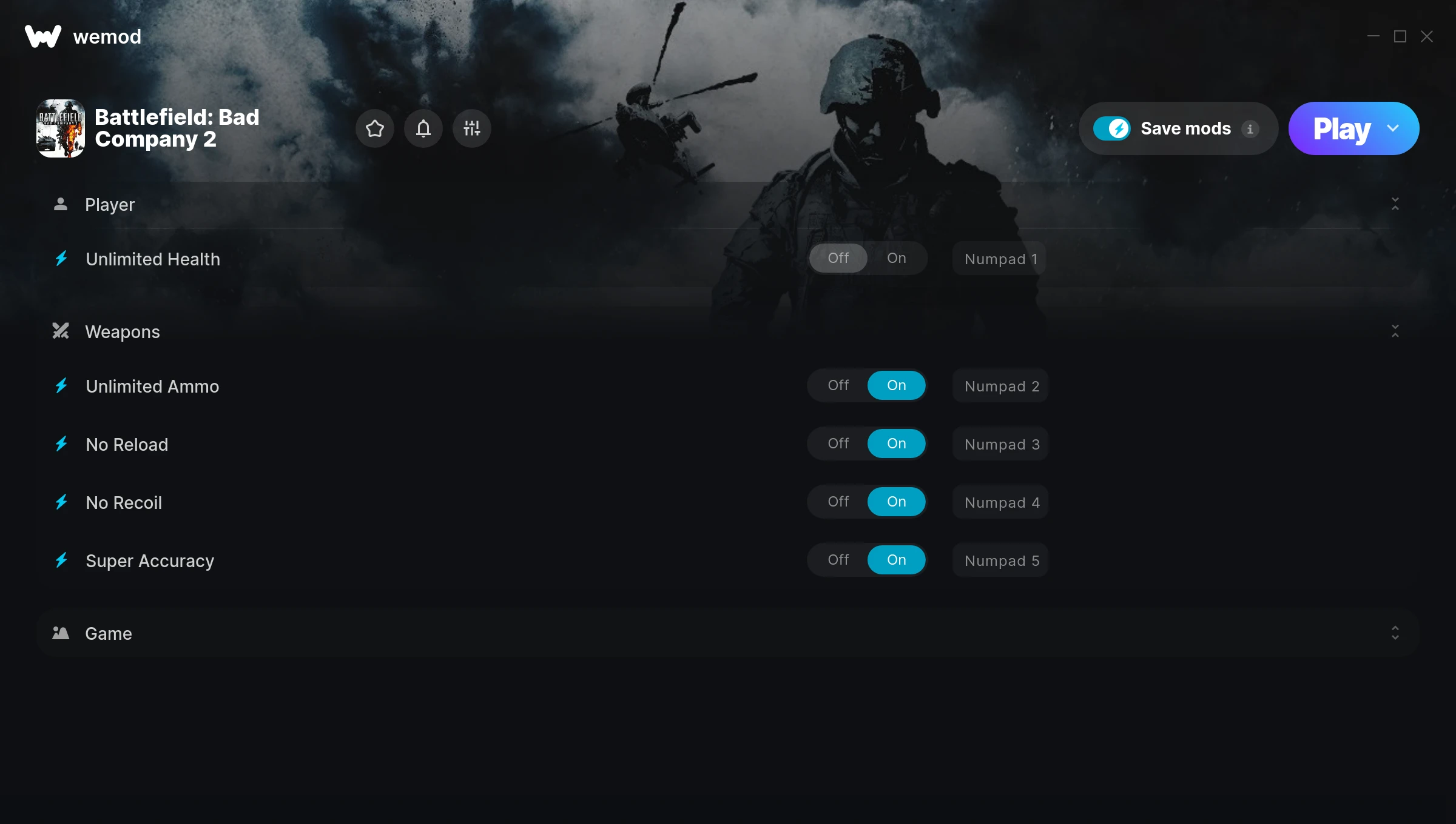 Battlefield: Bad Company 2 Trainer screenshot