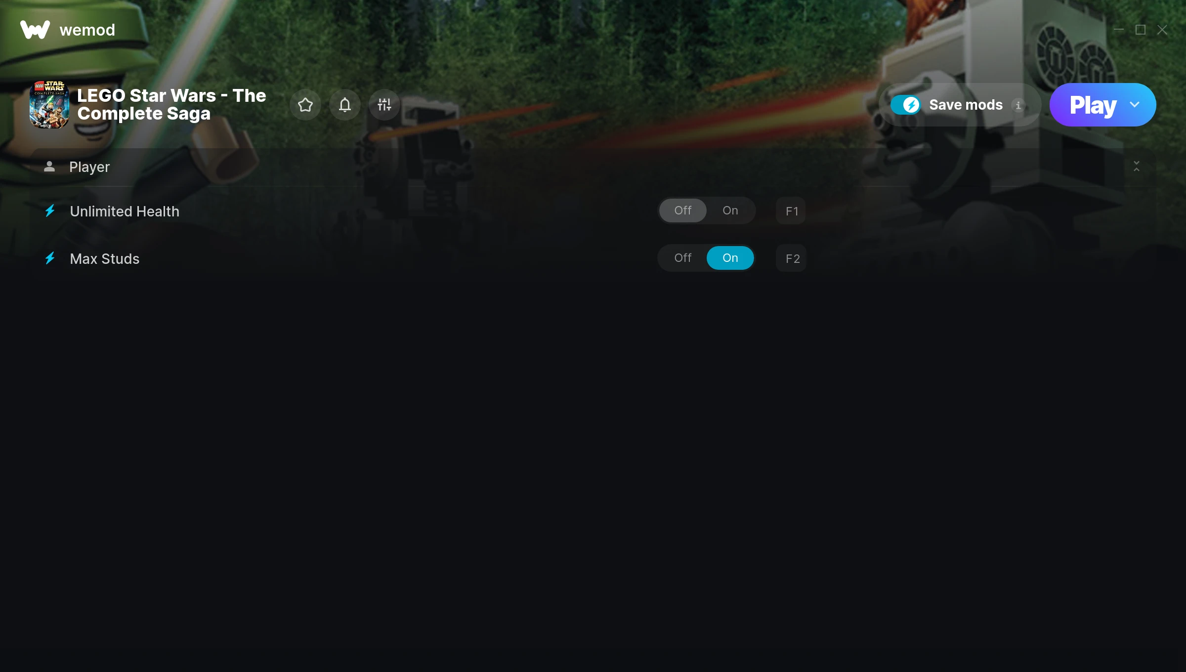 LEGO Star Wars - The Complete Saga Trainer screenshot
