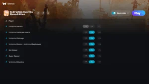 Red Faction Guerrilla Steam Edition Trainer screenshot