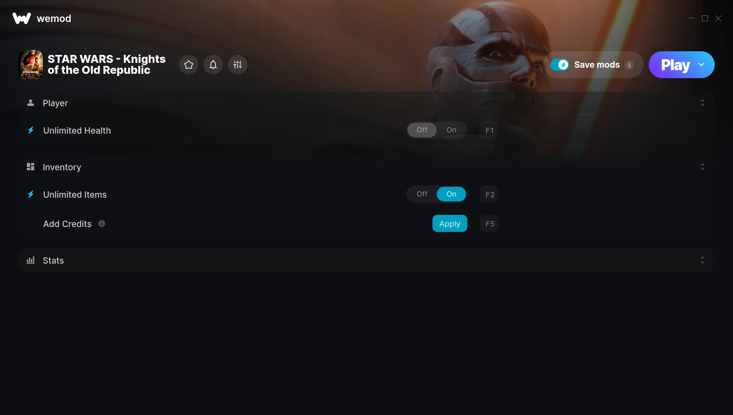 STAR WARS - Knights of the Old Republic Trainer screenshot