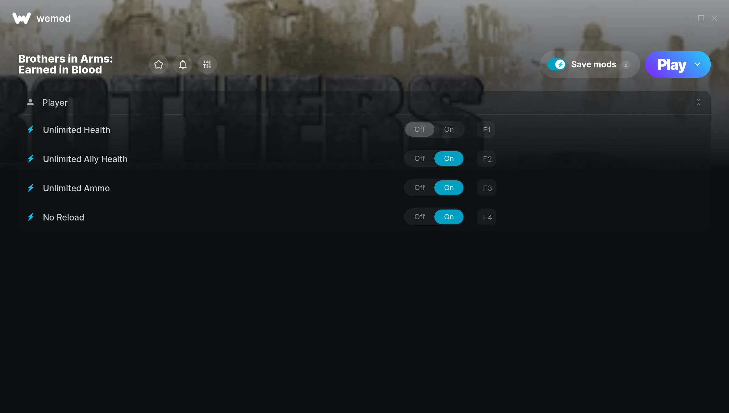 Brothers in Arms: Earned in Blood Trainer screenshot