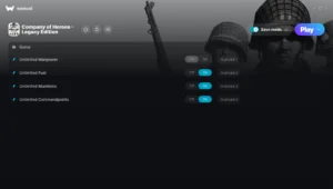 Company of Heroes - Legacy Edition Trainer screenshot