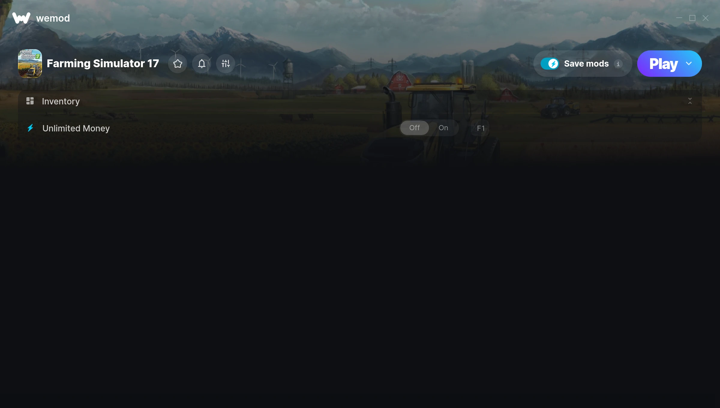Farming Simulator 17 Trainer screenshot