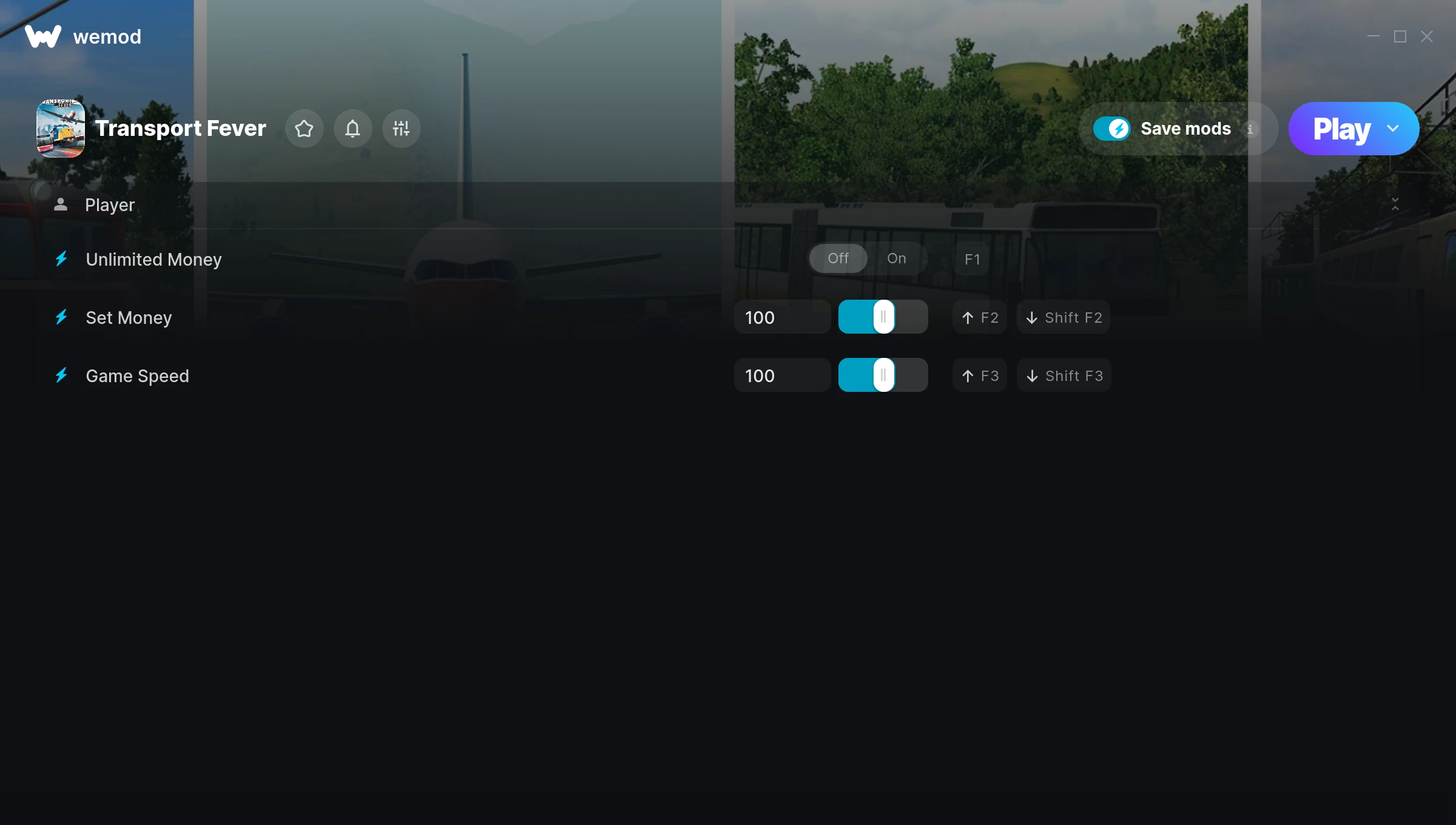 Transport Fever Trainer screenshot