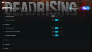 Dead Rising 4 (Windows Store) Trainer screenshot