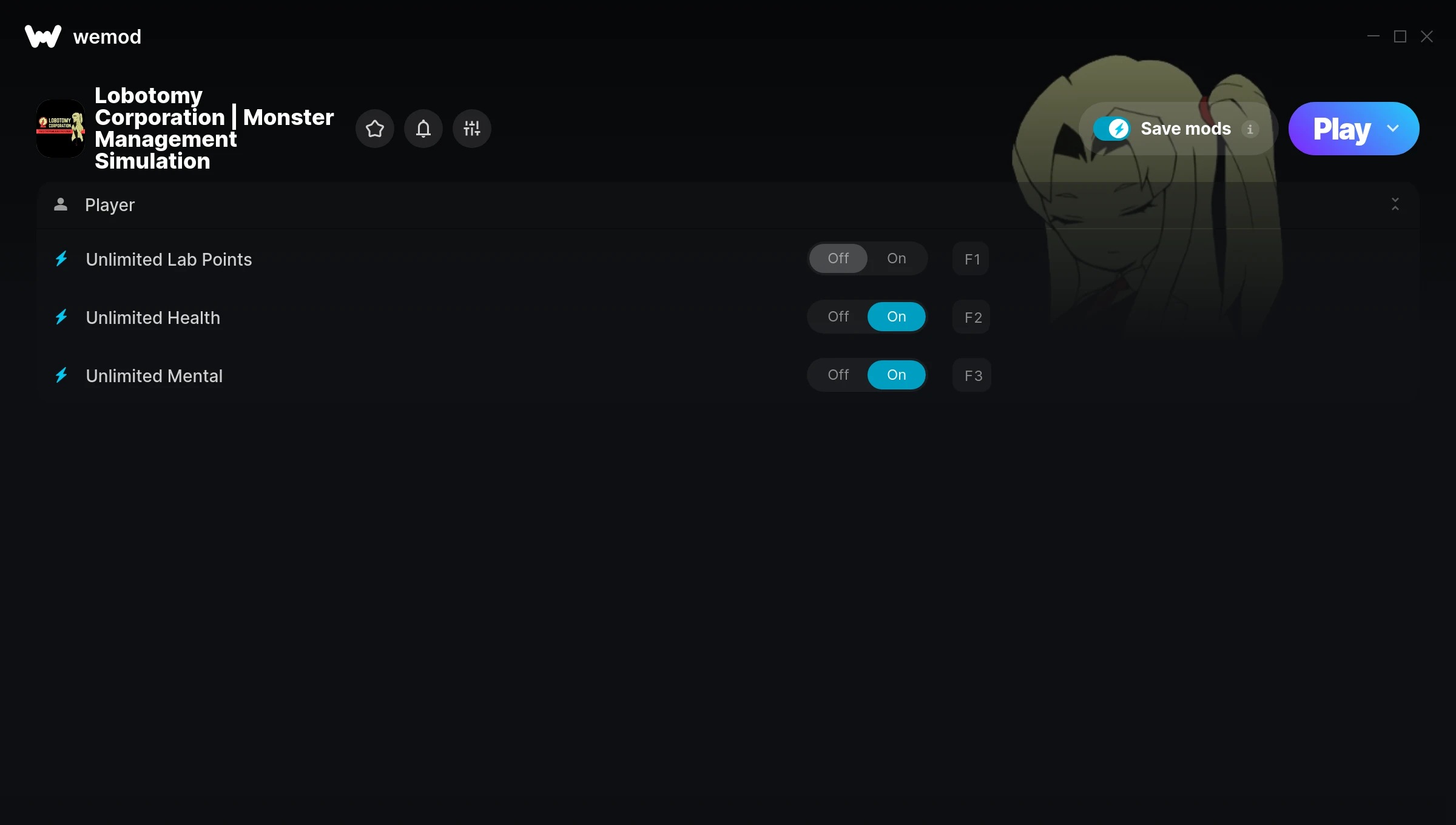 Lobotomy Corporation | Monster Management Simulation Trainer screenshot