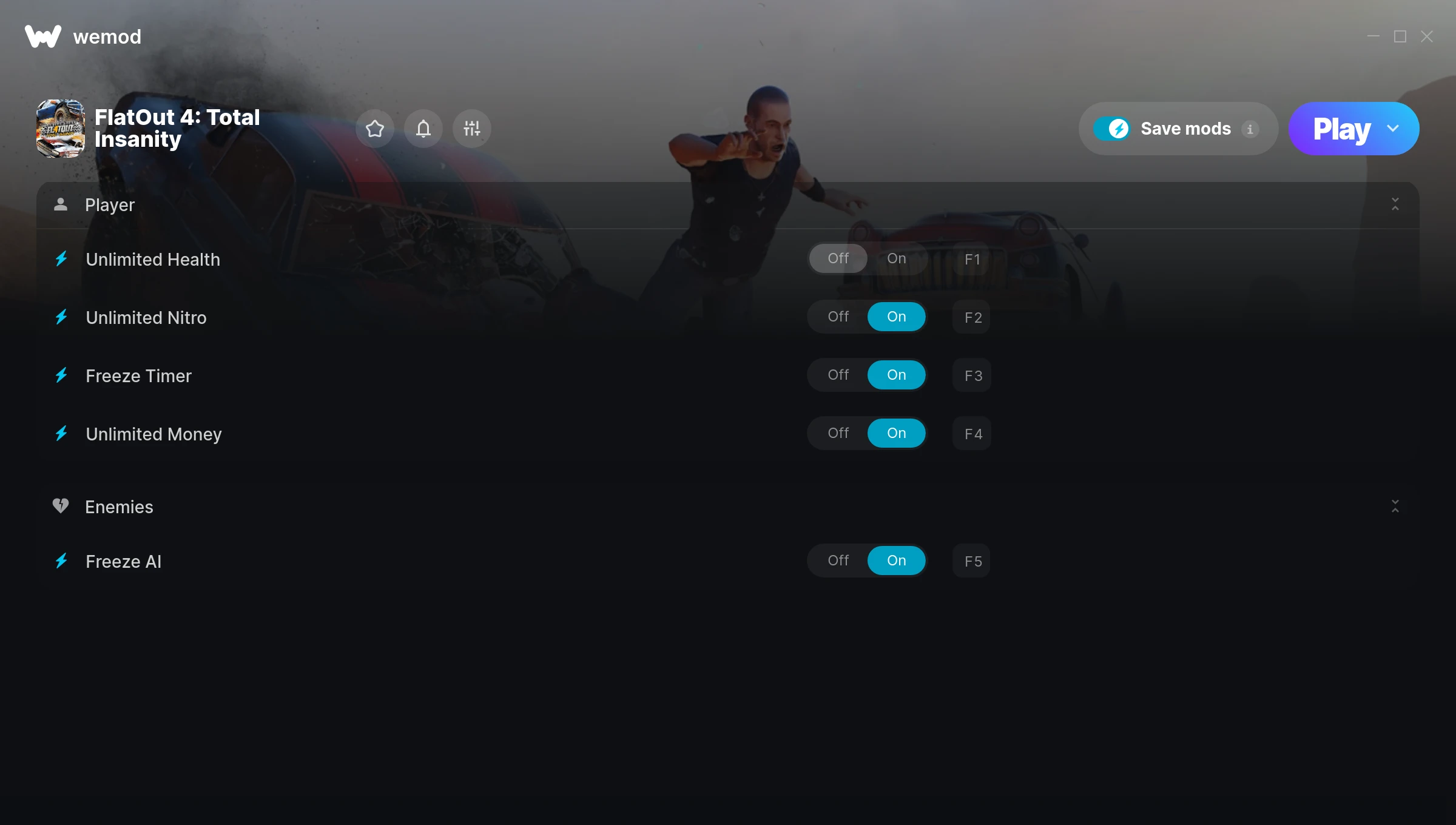 FlatOut 4: Total Insanity Trainer screenshot
