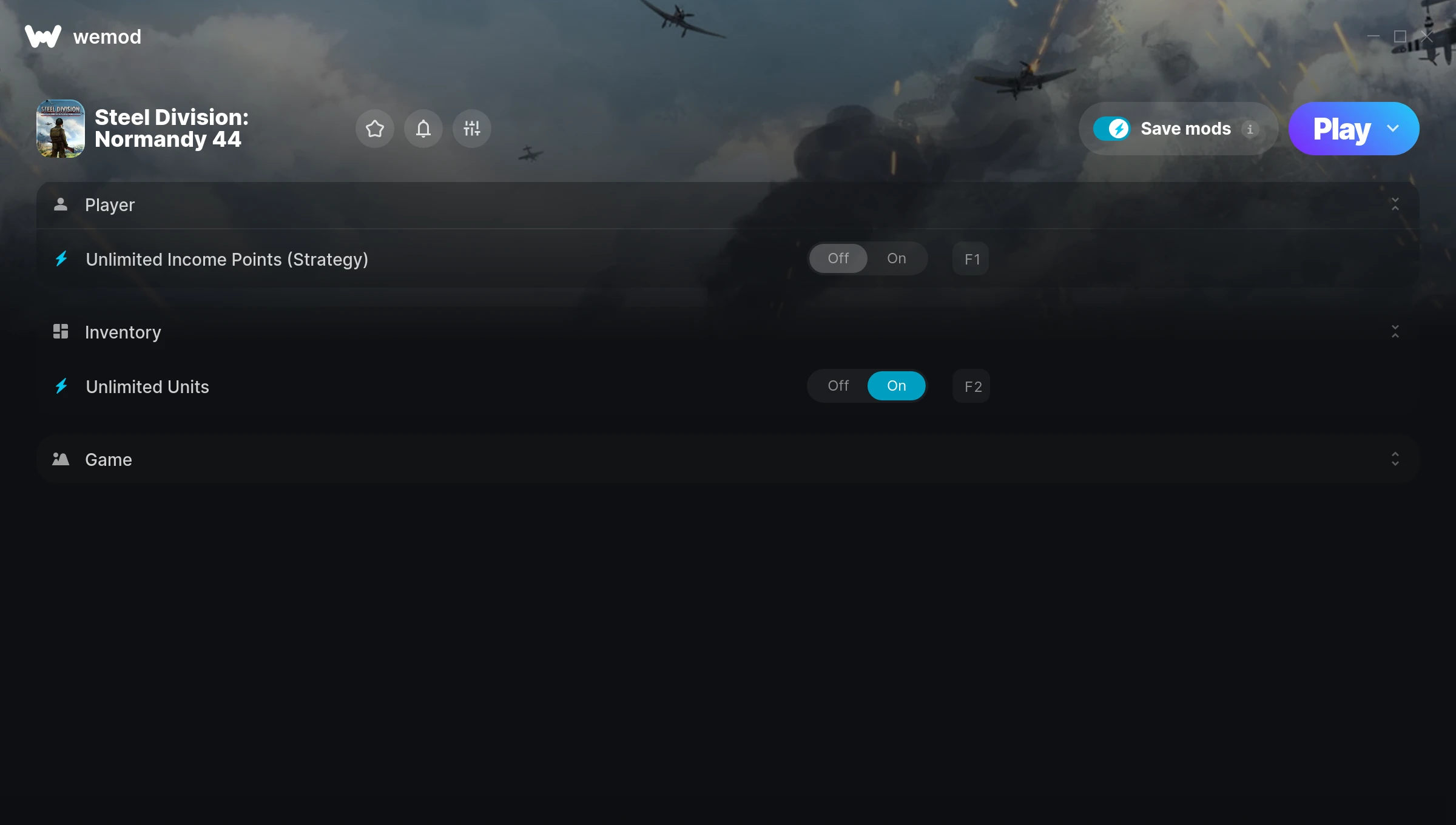 Steel Division: Normandy 44 Trainer screenshot